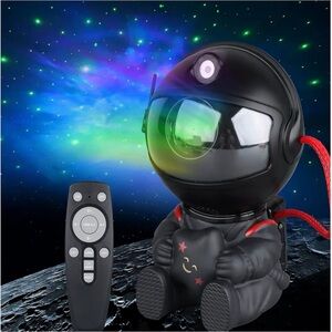 Black Astronaut Galaxy Projector with Remote